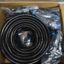 MIXC 230FT Quick-Connect Drip Irrigation System Kit, Automatic Garden Watering System with 1/4" & 1/2" Fast-Lock Tubing - Adjustable Nozzles & Sprinklers for Garden, Greenhouse, Lawn, Potted Plants