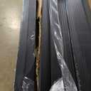 100 Pack Deck Balusters 36'' Straight Baluster, Black Metal Deck Spindle and Stairs Railing with Screws, Hollow Rectangle Deck Balusters for Deck Railing Porch (36x1.2x0.4 in)