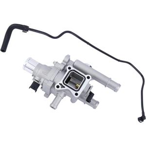 Aluminum Engine Coolant Thermostat Housing Assembly Kit(with Throttle Body Inlet Heater Pipe).Fit for Chevy Cruze 2011-2016, Chevy Sonic 2013-2018 1.8L .Replaces Part # 25199824,25192228,25192904.