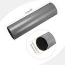 MECCANIXITY 5.5 Inch PVC Rigid Tube Round Pipe 131.4mm ID 140mm OD 500mm Light Grey High Impact for Water Pipe, Crafts, Decoration, Cable Sleeve