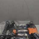 Folding Hand Truck 500lbs, Portable Heavy Duty Dolly Cart, 6 Wheels Collapsible Luggage Cart with 2 Elastic Ropes - Compact Trolley Cart for Easy Moving - Ideal Hand Cart for Travel and More (1.70, Black)