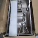 VEVOR Commercial Food Warmer, 1500W Electric Stainless Steel Steam Food Warmer with Glass Cover, 6 x 1/2 Size Pans Buffet Bain Marie with Soup & Perforated Ladles, for Catering, Restaurant & Party