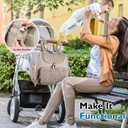 mommore Diaper Bag Small Diaper Backpack Stylish Baby Backpacks Travel Mini Maternity Bags with Insulated Pockets, Changing Pad, Stroller Straps