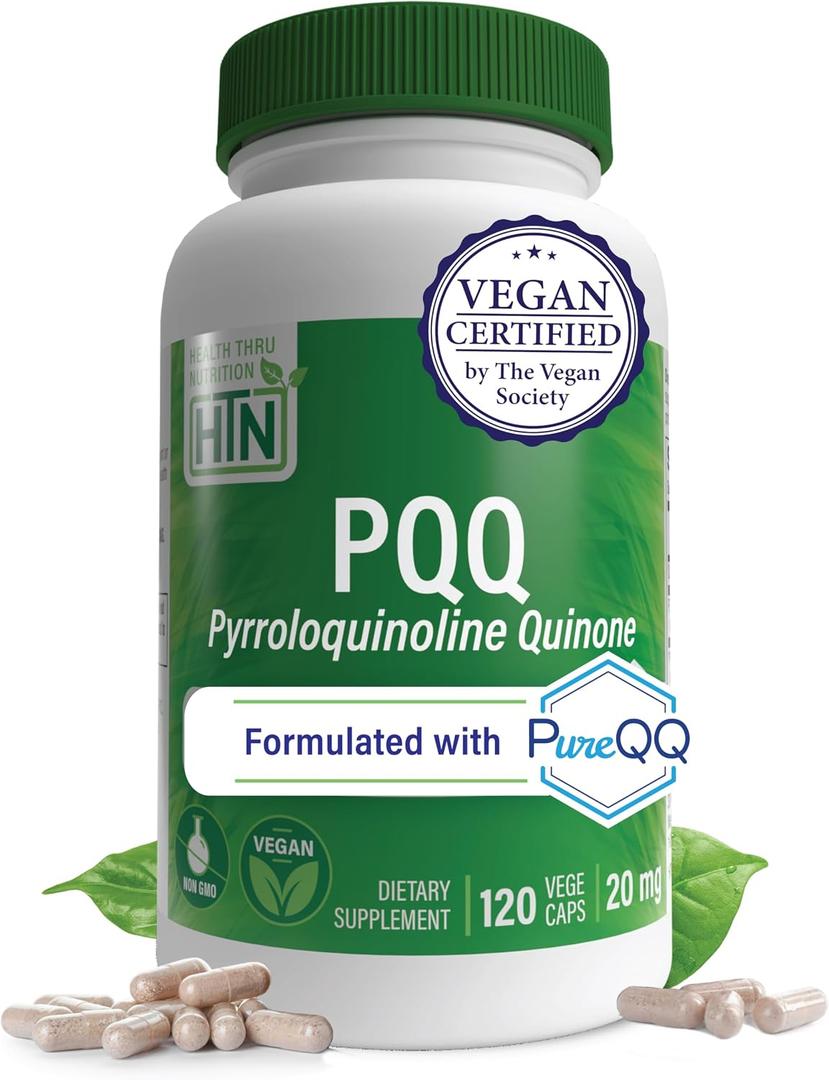 Health Thru Nutrition PQQ 20mg Pyrroloquinoline Quinone 120 Servings