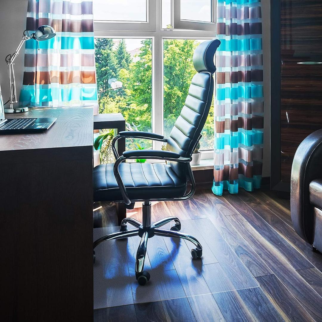Floortex Valuemat Plus Hard Floor Chair Mat, 30" x 48", Clear Polycarbonate (FC127515ER)