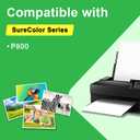 T850 Ink Cartridge Set T8501 T8502 T8503 T8504 T8505 T8506 T8507 T8508 T8509 for Epson SureColor P800 Printer (9-Pack)