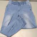Jeans Pull-On Belted Ankle Length Jogger Pants, Size M