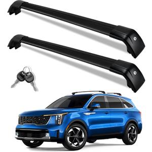 Roof Rack Cross Bars for 2021-2026 Kia Sorento 396lbs Lockable Roof Rails Crossbars Anti-Theft Roof Rackfor Cargoes, Bicycles, Kayaks, Luggage Racks, Suitcases, Canoes
