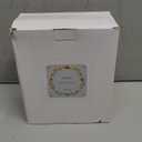 Glass Soap Dispenser 2 Pack - Modern Bathroom & Kitchen Sink Dispenser with Waterproof Labels (White Bottles+Gold Pumps)