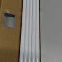 Tilingview 10-Pcs Peel and Stick Tile Edge Trim, 12 Inches Self-Adhesive Tile Edging Decorative Pencil Tile, PVC Molding Tile Trim for Backsplash (White)