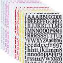 Pack of 3, 12 Sheets Vinyl Letter Stickers kit, 1440 Pcs Self-Adhesive Number and Alphabets Stickers, Mailbox Numbers Stickers for Signs, Window, Door, Cars, Trucks, Home, Business, Address Number (Mixed 1Inch)