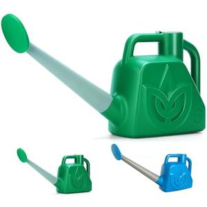 XXXFLOWER 1.5 Gallon Green Watering Can Outdoor Garden Flower Plant, Lightweight 6 L Water Cans with Detachable Nozzle Watering Pot for Office House Garden Green