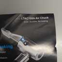 LUMITECO Locking Tire Chuck with Rubber Hose and Standard Tire Valve Fine Thread, Tire Inflator Pump Hose Adapter for Twist On Convert to Lock On Connection, 10'' Hose Adapter