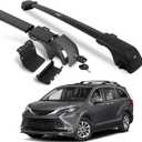 Fits Toyota Sienna 2021-2026, Upgrade 260 LBS Lockable Roof Racks Cross Bars, Heavy Duty All Aluminum Rooftop Accessories
