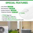 4 Inch Mini Split Line Set Cover 11 Ft, PVC & PP Line Cover Set Universal for Mini Split AC & Central AC, Line Set Cover for Heat Pump System