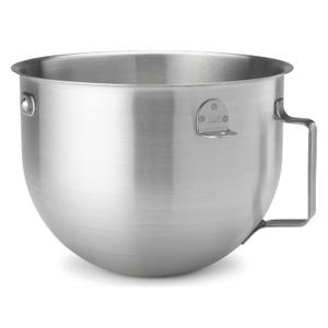 KitchenAid 5 Quart NSF Certified Brushed Stainless Steel Mixing Bowl - KN25NSF