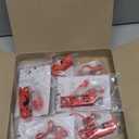 6Pcs Grip Style Circuit Breaker Lockout Device Serrated Jaws Breaker Lock Out Tool for Electrician Maintenance for Loto Station Lock Out Tag Out Set 12mm