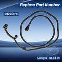 Driver/Left Side Tail Lamp Wiring Harness Compatible with Chevy Silverado GMC Sierra 1500 2500HD 3500HD 2016-2019 Replace # 23295978