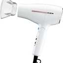 Conair Hair Dryer, Worldwide Travel Hair Dryer with Smart Voltage Technology and Folding Handle, Includes Concentrator