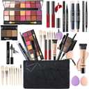 Makeup Set for Women, Makeup Kit for Women Full Kit, Travel Makeup Set, Makeup Gift Set for Girls, 14-Color Eyeshadow Palette, 2 x Lip Gloss, Eyebrow Powder, Contour Stick, Face Make up 01