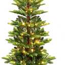 Christmas Tree 4Ft Prelit Artificial Xmas Trees 100 Lights 298 Branch Tips for Realistic Full Appearance