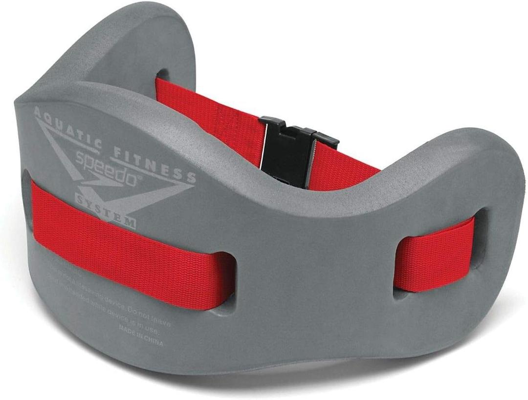 Speedo Unisex Swim Aqua Fitness Jogbelt, Small-Medium, Color: Charcoal/Red