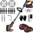 Electric Weed Wacker Cordless, 21V Cordless Weed Eater Battery Powered