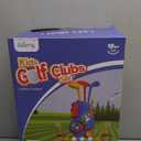 Liberry Toddler Golf Set, Upgraded Kids Golf Cart with Unique Shoulder Strap Design, Indoor Outdoor Sports Toys Gifts for Boys Girls 1 2 3 4 Years Old (Blue)