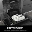 22-Quart Electric Roaster Oven with Removable Pan and Self-Basting Lid, Perfect for Turkey Roasting with Temperature Control from 150 to 450F and Cool-Touch HandlesWhite, 22QT