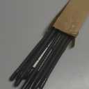 Rebar Stakes 16 Inch, 10 Pack Ground Stakes Heavy Duty with Chisel Point, Straight Metal Stakes for Concrete Form, Landscaping, Camping Tent or Timber, Black
