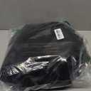 ThreadGlobe Fluffy Faux Rabbit Fur Circle Rug 3'x3', Cloud-Soft Area Rug for Bedroom & Nursery, Non-Slip No-Shed Design, Machine Washable Rug, Black, 3x3 Ft