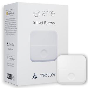 arre Smart Button with Matter & Thread Support, Control Smart Home Accessories, Works with Apple Home/HomeKit & Samsung SmartThings