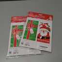 2 x Christmas Holiday Decorative Door Panel Cover - 30 x 60 Inches (Red Santa Claus)