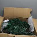 Juegoal 2 Pack Pre-Lit Artificial Christmas Trees, 3 FT Lighted Green Optical Fiber Entrance Tree in Gold Urn Base, 8 Lighting Modes, 110 Branch Tips for Front Door Porch Festive Holiday Home