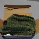 MIULEE Boho Farmhouse Sage Green Throw Pillow Covers 18x18 Inch Set of 4 Mordern Nordic Cushion Covers Soft Corduroy Spring Home Decor for Couch Bed Sofa Living Room Forest Green