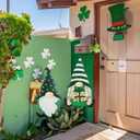 TERESA'S COLLECTIONS St. Patricks Decorations Outdoor for Home, 2Pcs Metal Gnome Decor Garden Stakes, Saint Patricks Yard Art Welcome Signs Gifts, Luck of The Irish Decor Yard Lawn Porch, 25" (Large, Green)