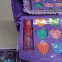 54 Pcs Kids Makeup Kit for Girls, Princess Real Washable Pretend Play Cosmetic Set Toys with Mirror, Birthday Gifts for 3 4 5 6 7 8 9 10 Years Old Girls Kids (Purple)