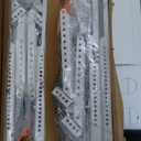 LuckIn No Drill Window AC Support Bracket, Fits Single & Double-Hung Windows, Holds up to 220lbs, for 5,000-24,000 BTU Units, Heavy Duty & Adjustable