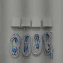 iPhone 17 16 15 Charger, USB C Charger, 4-Pack Fast Wall Charging, USB-C Chargers Block (4-Pack 6 ft Cable Included) for iPhone 17/16/15/15 Pro/15 Pro Max/iPad Pro/AirPods Samsung & More