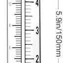 5 inch Capacity Rain Gauge with Stainless Steel Fence Mounting Rack Holder with 2 Pcs Replacement Tube Glass, Post Mount Rain Gauge for Yard Garden Outdoor Home