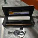 Vacuum Sealer Machine with AirLock ProSeal System, 10-in-1 Vacuum Sealer for Food, Dry & Moist Modes, Compact Design with Digital Timer, Built-in Cutter & Roll Storage, Stainless Steel