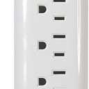 Prime Wire PB802124 6-Outlet Household Electronics Surge Protector with 14/3 SJT 3-Feet Cord.