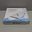 Voolan Rain Shower Head with Goose Neck Curve Arm, All Metal Waterfall Rainfall Showerhead, High Flow Bathroom Square Large Shower Head (12 Shower Head with 13 Shower Arm, Chrome)