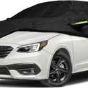 YIXIN Waterproof Car Cover for 2014-2026 Subaru WRX Car Cover Custom Fit 100% Waterproof Windproof & Single Door Zipper Bands for Snow Rain Dust Hail Protection