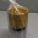 Mini Aluminum Foil Cupcake Baking Cups with Lids (40pcs, 5oz) Round Cupcake Foil Liners Tart Pie Tin Pan Holder - Disposable Mini Cake Containers Flan Molds for Pudding, Souffle, Party, Wedding (Black)