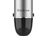Blackcow Immersion Blender Handheld, 800W Powerful Electric Hand Blender with Titanium Alloy Blades, 12 Speeds & Turbo, Electric Hand Mixer for Smoothies, Soups, Baby Food and Purees (Single, Silver)