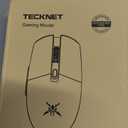 TECKNET Gaming Mouse, Wireless Gaming Mouse with 6 Programmable Buttons, RGB Backlit, Rechargeable Wireless Mouse UP to 8000 DPI, Macro Edit, 70Hrs for Laptop, PC, Mac Gamer (Full Black)