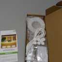 LORDEM Ceiling Grow Light for Indoor Plants, 96 LEDs Full Spectrum LED Plant Light, 5V Plant Lamp with 4/8/12H Auto Switch, 4 Dimmable Brightness Levels, Ideal for Small Plants, Dual Head, Corded