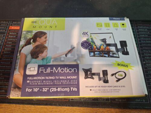 EQUA MOUNT Full-Motion Tilting TV Wall Mount For 10"-32" TVs