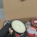 24 Packs Christmas Scented Candles Gift- Aromatherapy Candle-2.5oz Soy Wax-Long Lasting Burn time, Advent,Christmas Thanksgiving Gifts, Home Decor. (Red)